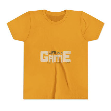 Typography themed Youth Short Sleeve Tee