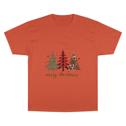 Champion-T-Shirt mit Weihnachtsmotiv