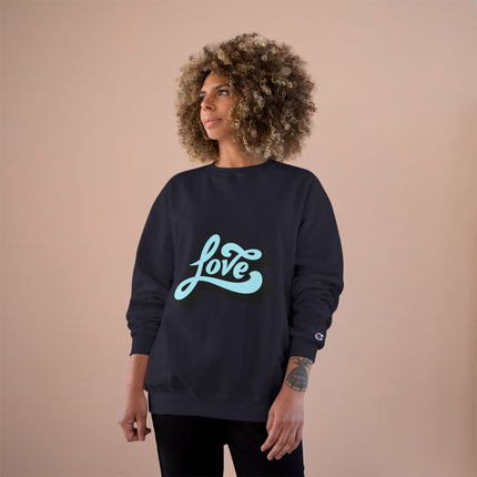 Champion-Sweatshirt mit Typografie-Motiv