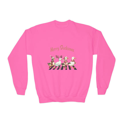 Christmas themed Youth Crewneck Sweatshirt