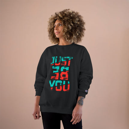 Champion-Sweatshirt mit Typografie-Motiv