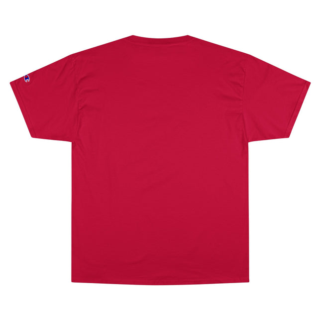 Champion-T-Shirt mit Weihnachtsmotiv