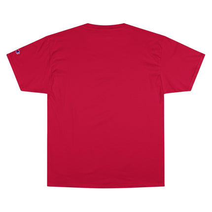 Champion-T-Shirt mit Typografie-Motiv