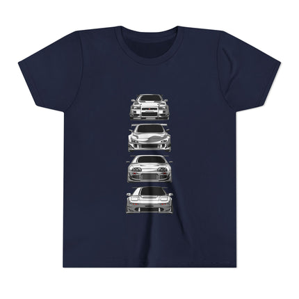 Car Enthusiast themed Youth Short Sleeve Tee