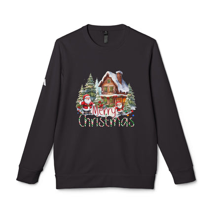Christmas themed Adidas Unisex Fleece Crewneck Sweatshirt