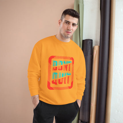 Champion-Sweatshirt mit Typografie-Motiv