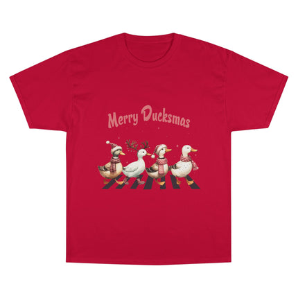 Champion-T-Shirt mit Weihnachtsmotiv