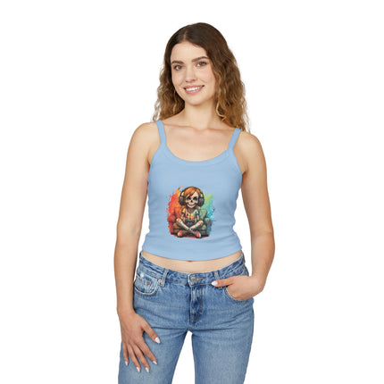 Halloween-Themen Damen Spaghetti Strap Tank Top 