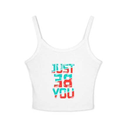 Typografie Themen Damen Spaghetti Strap Tank Top 