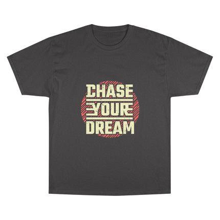 Champion-T-Shirt mit Typografie-Motiv