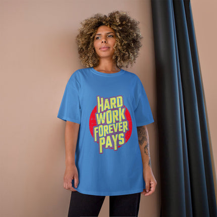 Champion-T-Shirt mit Typografie-Motiv