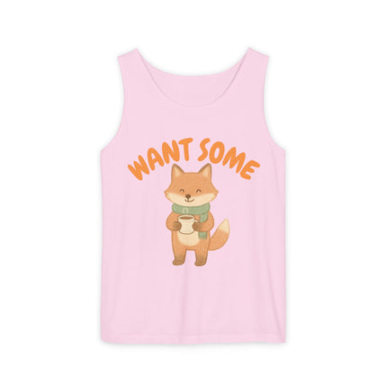 Want Some Graphic design Unisex Garment-Dyed Tank Top