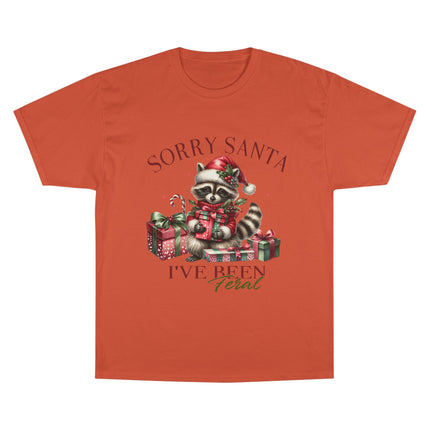 Champion-T-Shirt mit Weihnachtsmotiv