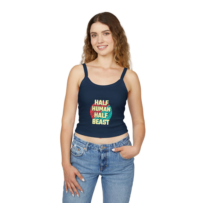 Typografie Themen Damen Spaghetti Strap Tank Top 