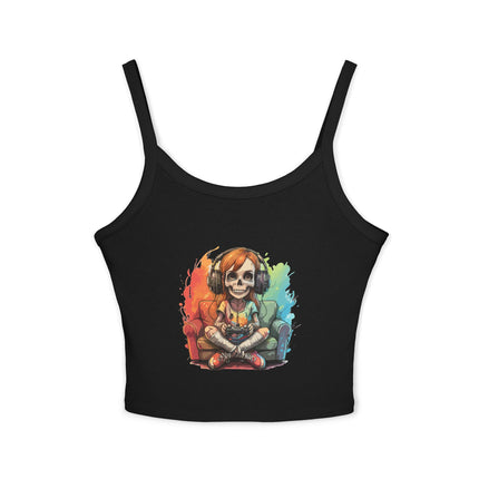 Halloween-Themen Damen Spaghetti Strap Tank Top 