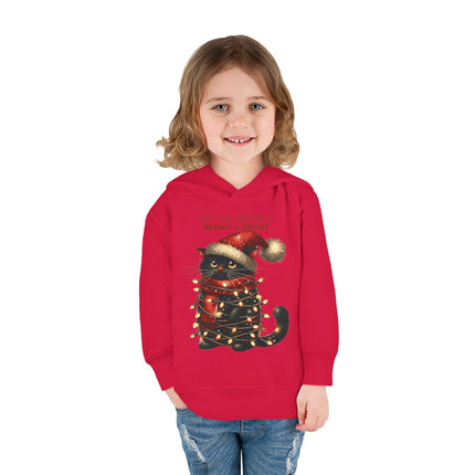 Christmas themed Toddler Pullover Fleece Hoodie
