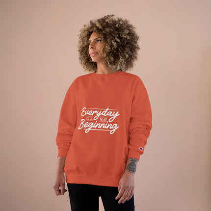 Champion-Sweatshirt mit Typografie-Motiv