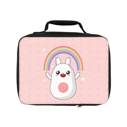 Cute Bunny with Rainbow design themed Lunch Bag