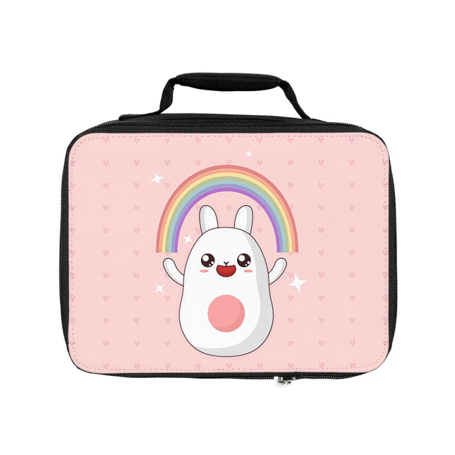 Cute Bunny with Rainbow design themed Lunch Bag