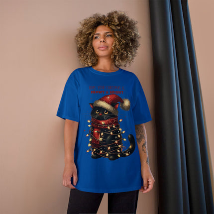 Champion-T-Shirt mit Weihnachtsmotiv