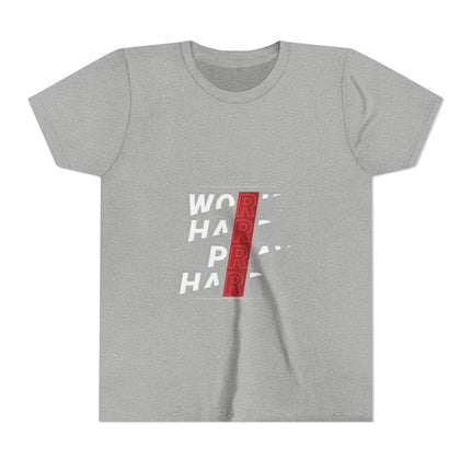 Typography themed Youth Short Sleeve Tee