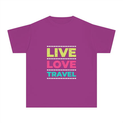 Typography themed Youth Midweight Tee