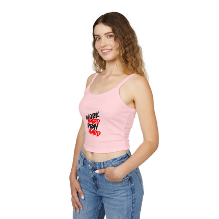 Typografie Themen Damen Spaghetti Strap Tank Top 