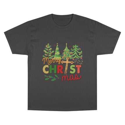 Champion-T-Shirt mit Weihnachtsmotiv
