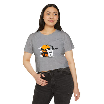 Halloween-Festival-Crop-Top für Damen