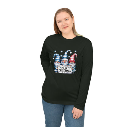 Christmas themed Unisex Performance Long Sleeve Shirt