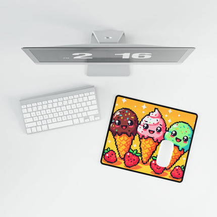 Bezaubernde Schreibtischunterlagen mit Eistüten-Design 