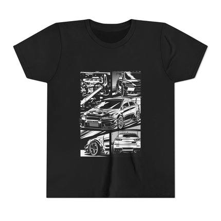 Car Enthusiast themed Youth Short Sleeve Tee