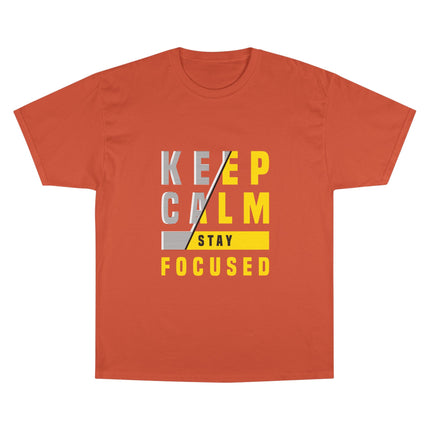 Champion-T-Shirt mit Typografie-Motiv
