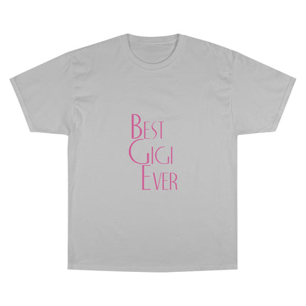 Champion-T-Shirt mit Typografie-Motiv