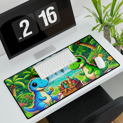 Cute 2 Dino design themed Desk Mats