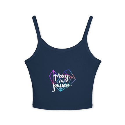 Typografie Themen Damen Spaghetti Strap Tank Top 