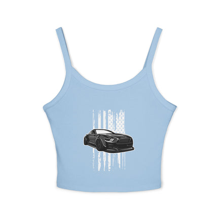 Auto-Enthusiasten Themen Damen Spaghetti Strap Tank Top 