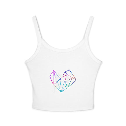 Typografie Themen Damen Spaghetti Strap Tank Top 