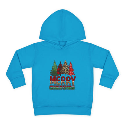 Christmas themed Toddler Pullover Fleece Hoodie