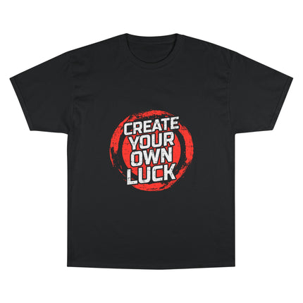 Champion-T-Shirt mit Typografie-Motiv