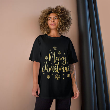 Champion-T-Shirt mit Weihnachtsmotiv