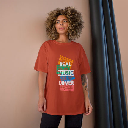 Champion-T-Shirt mit Typografie-Motiv