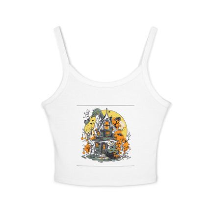 Halloween-Themen Damen Spaghetti Strap Tank Top 