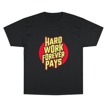 Champion-T-Shirt mit Typografie-Motiv