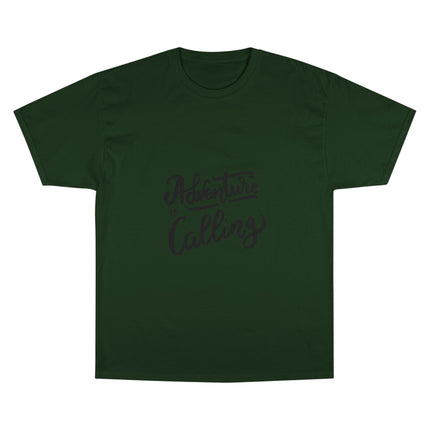 Champion-T-Shirt mit Typografie-Motiv