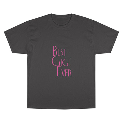 Champion-T-Shirt mit Typografie-Motiv