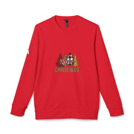 Christmas themed Adidas Unisex Fleece Crewneck Sweatshirt