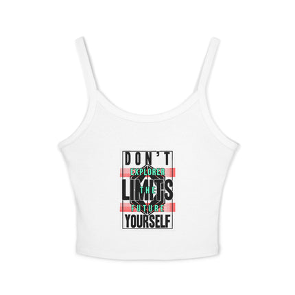 Typografie Themen Damen Spaghetti Strap Tank Top 
