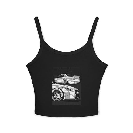 Auto-Enthusiasten Themen Damen Spaghetti Strap Tank Top 