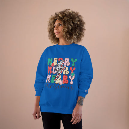 Christmas themed Champion Sweatshirt